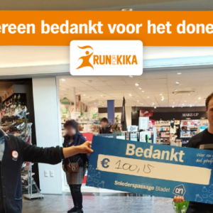 Een mooi bedrag opgehaald voor Run for KiKa!