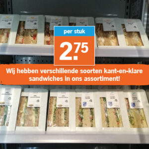 Nieuw: Sandwiches