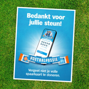 Laatste week Voetbalpassie spaarkaart verzilveren!