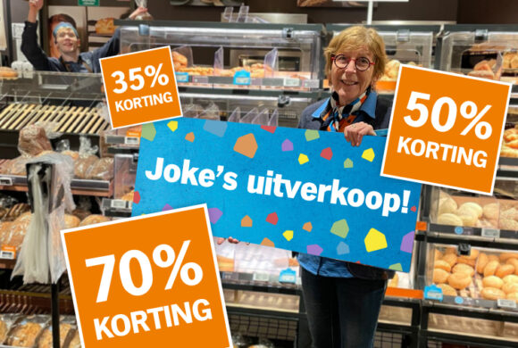 Zaterdag is er Joke’s uitverkoop!