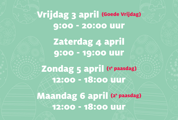 Etos openingstijden Pasen Etos openingstijden Pasen