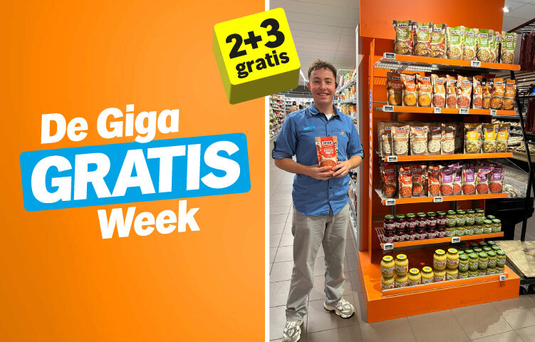 Giga Gratis Week: Vul de voorraadkast aan